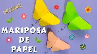 Mariposa de papel - Paper butterfly - Origami