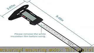 Digital Caliper, Adoric 0-6" Calipers Measuring Tool - Electronic Micrometer Caliper with Large LCD
