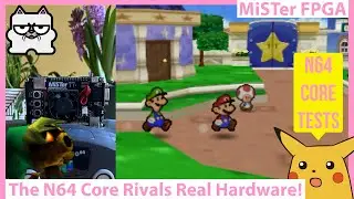 MiSTer FPGA N64 Core Updates! As Good as Real Hardware; Five 
