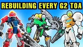 Every LEGO Bionicle G2 TOA Built Better (Uniters)