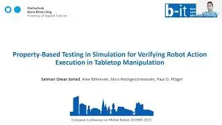 ECMR 2021 Talk: Property-Based Testing in Simulation for Verifying Robot Action Execution