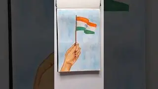 Happy republic day 🧡🤍💚 #republicday #republicday2024 #india #shorts #artvideo #painting #drawing