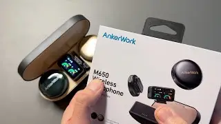 HOW TO USE the AnkerWork M650 in 1 MINUTE!  Better than DJI MIC!  Better than RODE Wireless GO II!
