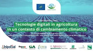 Life ADA - 05/11/21 | 5. Tecnologie digitali in agricoltura in un contesto di cambiamento climatico