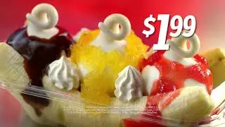 Texas Dairy Queen - $1.99 Banana Split - English