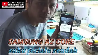 Samsung A2 core Charging Stopped | Phone Temperature Too Low.