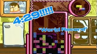 *WORLD RECORD* Tetris 2 10 Level Speedrun in 4:29.6