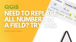How to replace all numbers in a field in QGIS