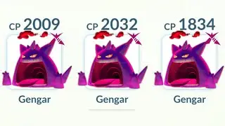 Triple *GIGANTAMAX GENGAR* Team in Pokemon GO.