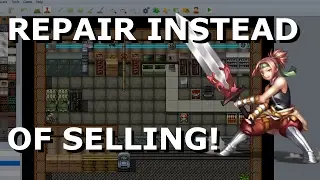 RPG Maker Tutorials - Repair broken sword instead of selling!