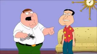 Quagmire le dispara a Peter -Padre de familia