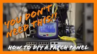 DIY Inexpensive Home Computer Network - Patch Panel