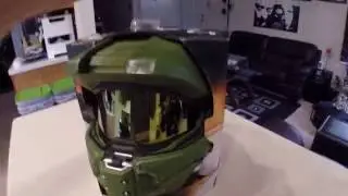 $100 DOT Legal Halo Master Chief Motorcycle Helmet (GOPR0419)