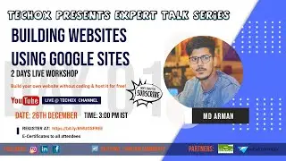 Day 01 - Building Websites Using Google Sites - 2 DAYS LIVE WORKSHOP