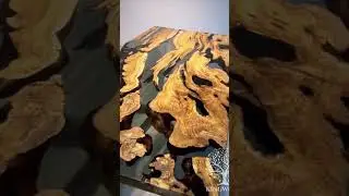 Пошла жара! Делаем красиво! Стол из слэба и эпоксидной смолы