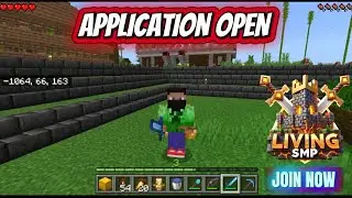 JOIN LIVING SMP | OPEN APPLICATION NOW | PRIVATE SMP || YOUTUBER SMP | JAVA/PE/POJAV/MOJO