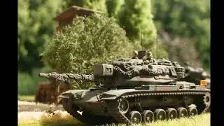 Diorama-Natomanöver in der Heide