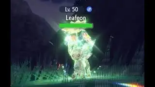 強いリーフィアとぶつかる。『ポケットモンスタースカーレット』ゲームを初めてプレイした日の私の思い出 Pokemon Scarlet Walkthroughs Part 9