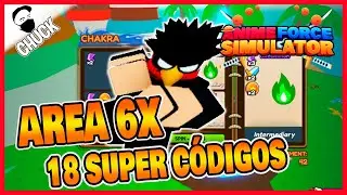 AREA 6X E 18 SUPER CÓDIGOS NO ANIME FORCE SIMULATOR
