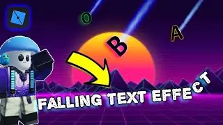 How to make Falling Text Effect || ROBLOX STUDIO