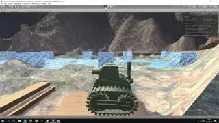 Unity 3D Blender Steampunk Tank treads