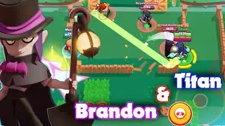 Titan & Brandon Brawl Ball Trickshots & Epic Goals | Brawl Stars