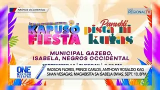 One Western Visayas: Mga Kapuso Artist, magabisita sa Isabela bwas, Sept. 10, 8pm sa Kapuso Fiesta
