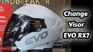 How to change visor | EVO RX7 
