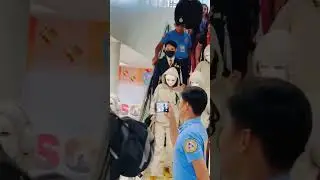 BINI, nilaro ang pambabash, itinodo ang pagmamaskara sa Gensan airport. labyu walo #BINIverseGensan