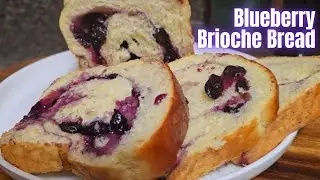 Homemade Bread Recipe || Super Soft Blueberry Brioche Bread || @supermomcanada