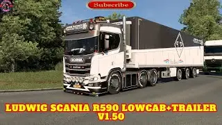 ETS2 Mods v1.50 | Scania R590 V8 Ludwig Transporte | ETS2 Mods