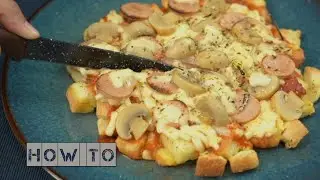 Pizza Roti Tawar Praktis, Cuma Pakai Teflon! | HOW TO
