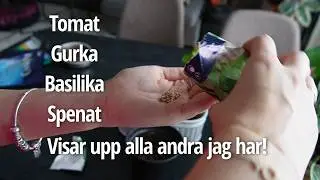 Så plantor med mig - Gurkgardin & kasta plast skärbrädor!!!!