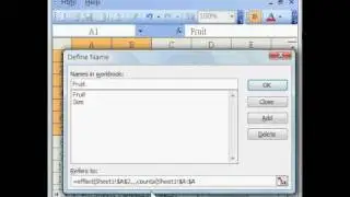 Excel Solution - How to Create Dynamic range - example 1.avi