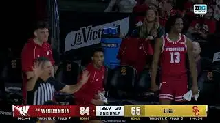 Highlights at USC || Wisconsin Basketball || Jan. 18, 2025