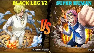 👊Super Human👊 VS 🔥Black Leg V2🦵(Death step) - Blox Fruits