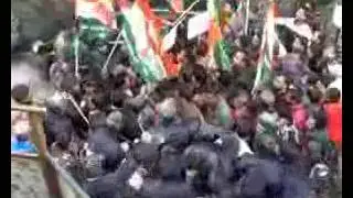 Scuffle among BJYM and youth congress workers shimla
