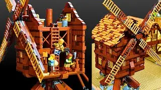 I Built a Windmill For My Lego Medieval Blacksmith Diorama