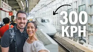 BULLET TRAIN Kyoto to Tokyo (JR pass) 🇯🇵