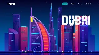 CSS Parallax Scrolling Website | How to Make Animated Website using HTML CSS and Javascript