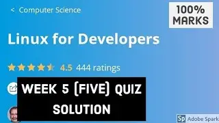 Linux for developers week 5 all quiz answer of coursera || week 5 system sdministration solutions