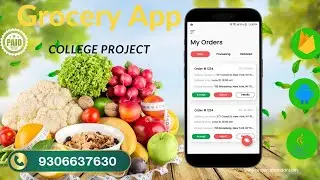 Grocery Food App |Android Project |Final year Project |College Project