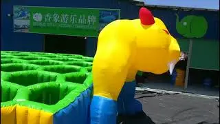 Title: Inflatable Maze Inflation Testing | Professional Inflatable Game Review