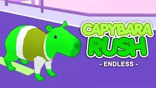 Capybara Rush - Endless - Gameplay | iOS, Android, Adventure Game