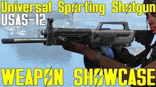 Fallout 4: Universal Sporting Shotgun - USAS-12 - Weapon Mod Showcase