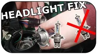 Lexmoto Venom, Headlight Blown Fix/Replace