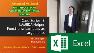 Lambda Helper Function : Advanced MS Excel : Case series 8