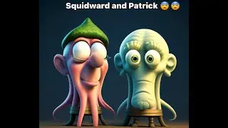 Cursed Spongebob images made by AI (but with fog horn sound effect)