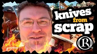 Beginner Blacksmithing Knives from Spring Steel