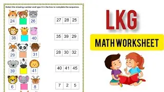 class LKG math worksheet #learning #maths #mathwarkseed